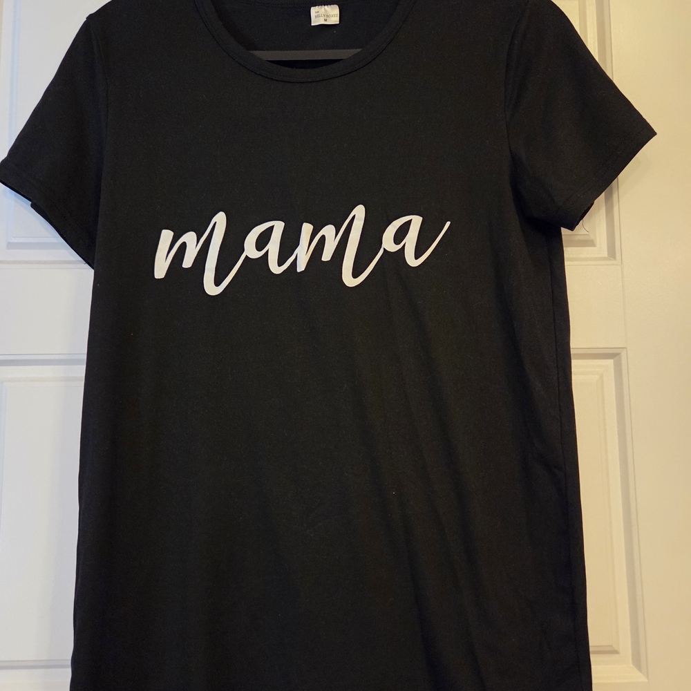Black 'Mama' T-Shirt